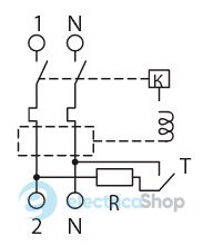 Пристрій захисного відключення (ПЗВ) e.rccb.pro.2.25.10, 2р, 25А, 10мА p003002 E.NEXT