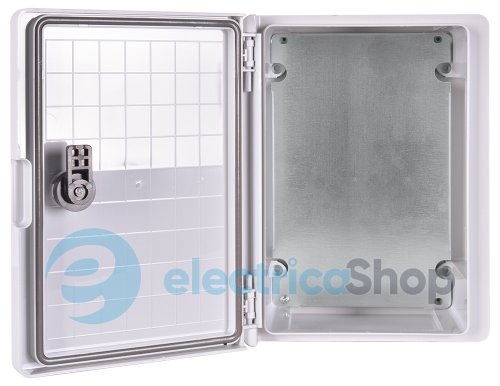 Корпус ударопрочный с АБС e.plbox.210.280.130.blank, 210х280х130мм, IP65 CP5001 E.NEXT