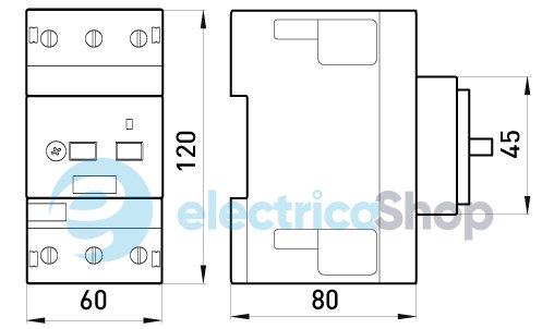 Автоматический выключатель защиты двигателя DIN e.mp.pro.63, 40-63А p004010 E.NEXT