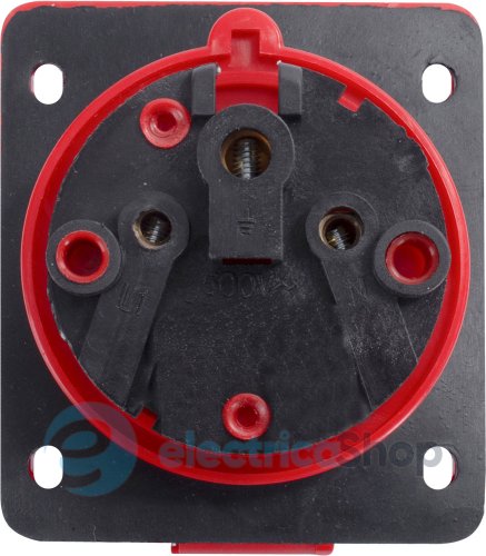 Силовая встраиваемая розетка e.socket.pro.3.16.wall, 3п., 230V, 16A, (413) p012010 E.NEXT