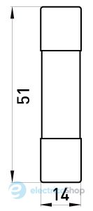Запобіжник плавкий e.fuse.1451.40, типорозмір 14х51, 40А i0610023 E.NEXT