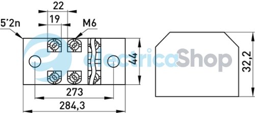 Клеммная колодка защищена e.tc.protect.100.12, 100А, 12 полюсов p056026 E.NEXT p056026 E.NEXT