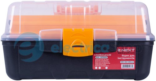 Ящик для инструмента, e.toolbox.pro.02, 16" 390x202x235мм t011002 E.NEXT