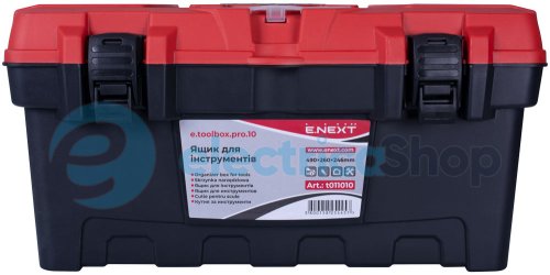 Ящик для инструмента, e.toolbox.pro.10, 19" 490x260x246мм t011010 E.NEXT