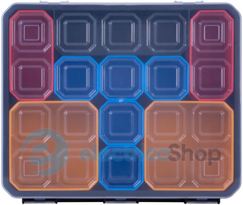 Органайзер пластиковый, e.toolbox.pro.15, 15" 273х231х62мм t011015 E.NEXT