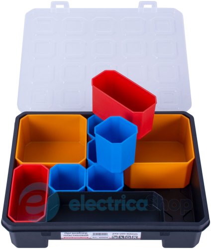 Органайзер пластиковый, e.toolbox.pro.15, 15" 273х231х62мм t011015 E.NEXT