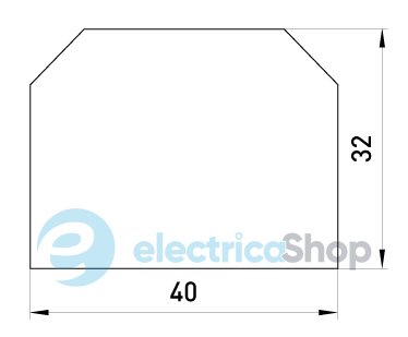 Разделитель для наборных клеммных колодок e.tc.sep.pro.2.5 p051001 E.NEXT