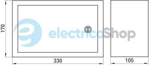 Корпус e.mbox.stand.n.15.z металлический, под 15 мод., навесной, с замком s0100023 E.NEXT