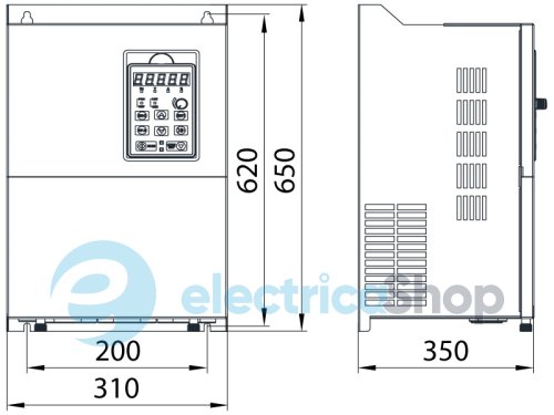 Преобразователь частотный e.f-drive.pump.160 160кВт 3ф/380В i0801019 E.NEXT