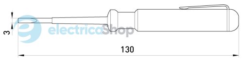 Індикатор e.tool.test01 130х3 прямий шліц АС100-500В t001101 E.NEXT