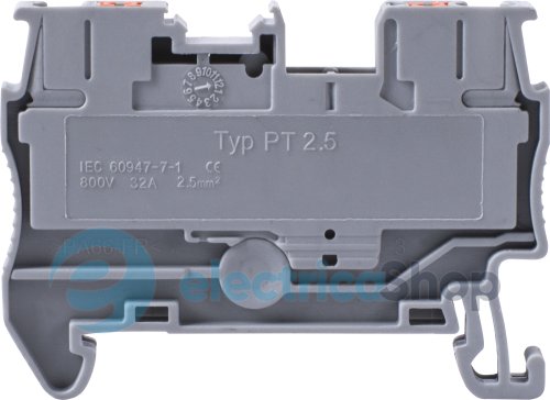 Клеммная колодка наборная на DIN-рейку e.tc.din.spring.2,5 s070002 E.NEXT