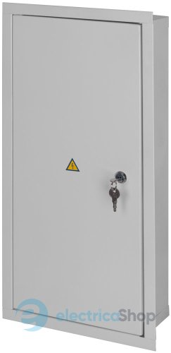 Корпус e.mbox.stand.w.48.z металлический, под встраиваемый 48 мод. с замком s0100125 E.NEXT