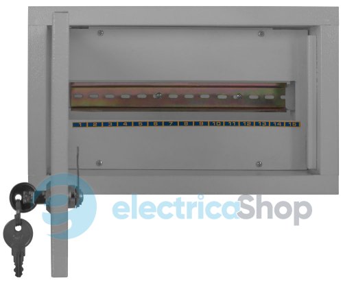 Корпус e.mbox.stand.w.15.z металлический, под 15 встраиваемый мод. с замком s0100022 E.NEXT