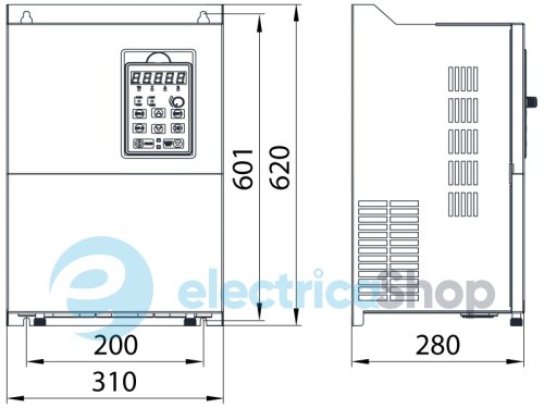 Преобразователь частотный e.f-drive.pump.90 90кВт 3ф/380В i0801016 E.NEXT