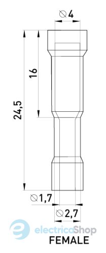 Изолированный наконечник e.terminal.stand.frd1.25.156.red (blt.f.0,5.1,5), 100шт s4040003 E.NEXT