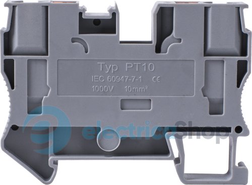 Клемна колодка набірна на DIN-рейку e.tc.din.spring.10 s070005 E.NEXT