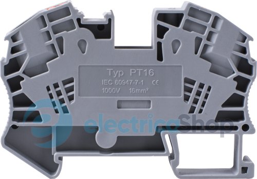 Клемна колодка набірна на DIN-рейку e.tc.din.spring.16 s070006 E.NEXT