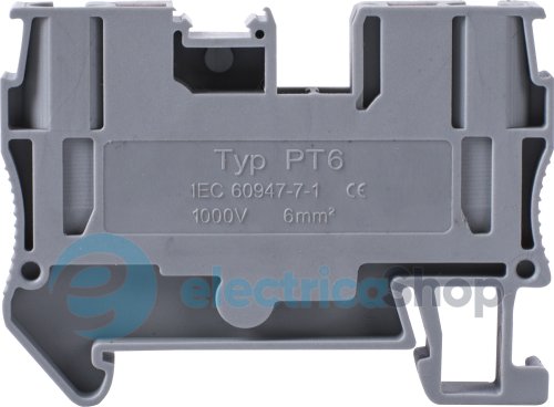 Клеммная колодка наборная на DIN-рейку e.tc.din.spring.6 s070004 E.NEXT
