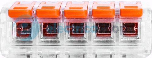 Клемна колодка e.lc.pro.wa.pl.5 з натискним важелем p0660303 E.NEXT