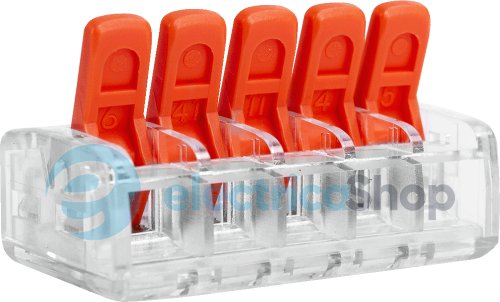 Клемна колодка e.lc.pro.wa.pl.5 з натискним важелем p0660303 E.NEXT
