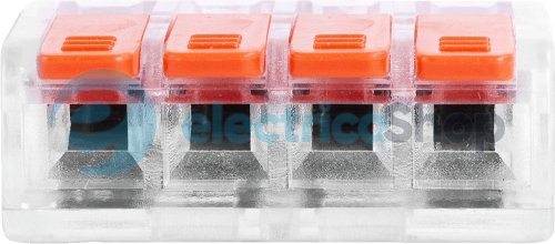 Клемна колодка e.lc.pro.tr.pl.4 з натискним важелем p0660107 E.NEXT