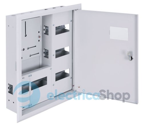 Корпус учета металлический e.mbox.pro.w.f3.27 IP31 встроенный под 3ф счетчик, 27 модулей p0100227 E.NEXT