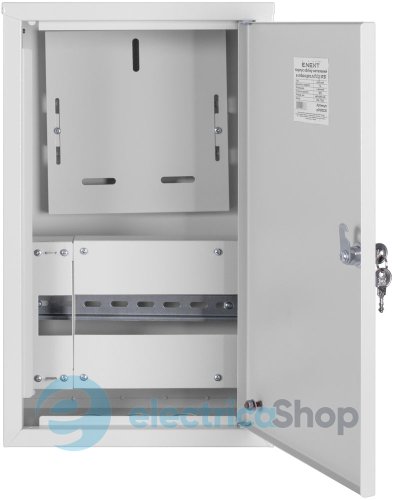 Корпус учета металлический e.mbox.pro.n.f1.12 IP31 навесной под 1ф счетчик, 12 модулей p0100221 E.NEXT