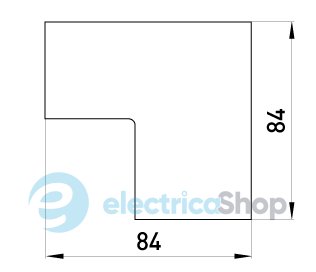 Внутрішній кут e.trunking.blend.in.stand.100.60 для короба 100х60мм s4033011 E.NEXT