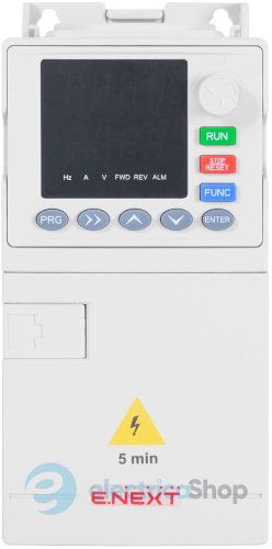 Преобразователь частотный e.f-drive.stand.0R4s 0,4кВт 1ф/220В s069001 E.NEXT
