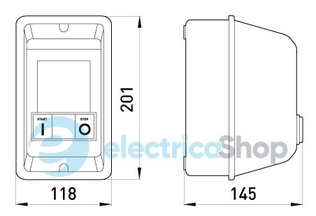 Електромагнітний пускач e.industrial.ukq.75b.230, 75А, 230V i0100020 E.NEXT