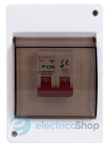 Корпус пластиковый 4-модульный e.plbox.stand.n.04k, навесной s029112 E.NEXT