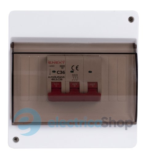 Корпус пластиковый 6-модульный e.plbox.stand.n.06k, навесной s029113 E.NEXT