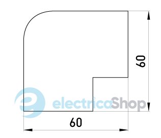 Наружный угол e.trunking.blend.out.stand.40.40 для короба 40х40мм s2033007 E.NEXT
