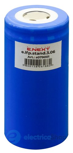 Акумуляторна комірка e.lfp.stand.3.06 3.2В, 6Аг, LiFePO4 s079001 E.NEXT