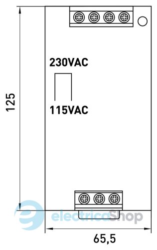 Блок живлення на DIN-рейку e.m-power.120.24 120Вт, DC24В i083006 E.NEXT