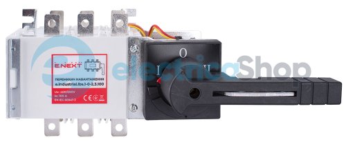 Переключатель нагрузки 1-0-2 , 3P, 100А, e.industrial.lbs.1-0-2.3.100 i089006 E.NEXT