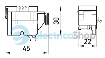 Дополнительный сигнальный контакт e.industrial.ukm.100.B i0020002 E.NEXT