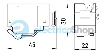 Дополнительный сигнальный контакт e.industrial.ukm.60.B i0020001 E.NEXT