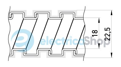 Металорукав e.met.sleeve.stand.proof.slfs.18 оцинкований, ізольований s032031 E.NEXT (50 метрів)