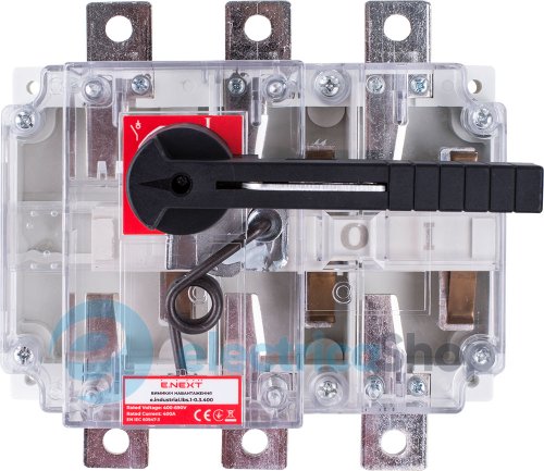 Выключатель нагрузки e.industrial.lbs.1-0.3.400, 3P, 400A i089004 E.NEXT i089004 E.NEXT