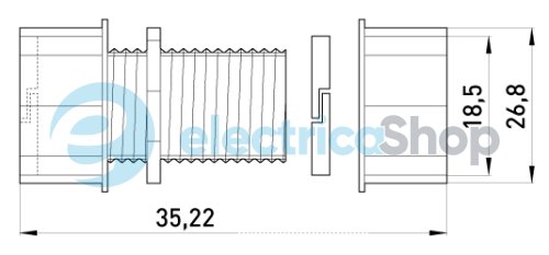 Соединитель металлический e.industrial.pipe.connect.collet.1/2", цанговый i0430001 E.NEXT