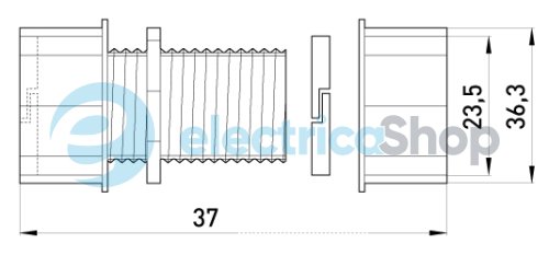 Соединитель металлический e.industrial.pipe.connect.collet.3/4", цанговый i0430002 E.NEXT