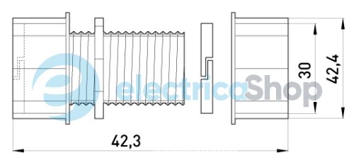 Соединитель металлический e.industrial.pipe.connect.collet.1", цанговый i0430003 E.NEXT