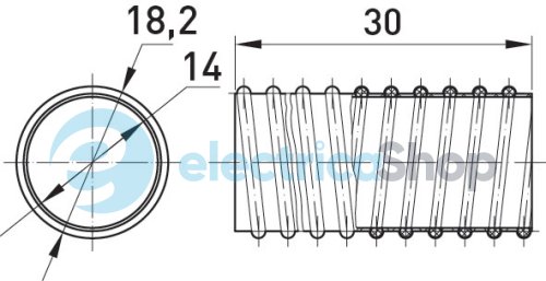 Труба гибкая армированная e.g.tube.pro.14 (30м) CS30014 E.NEXT