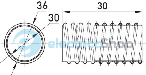 Труба гибкая армированная e.g.tube.pro.30 (30м) CS30030 E.NEXT