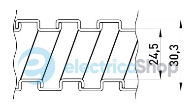 Металорукав e.met.sleeve.stand.sldx.25 оцинкований, сухий s032023 E.NEXT (50 метрів)