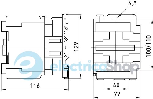 Контактор e.pro.ukc.4.65.400.1NO+1NC 65А, 400В, 1NO+1NC p009116 E.NEXT