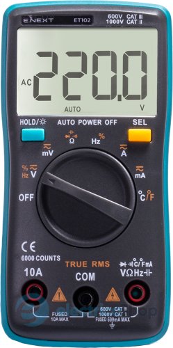 Мультиметр цифровий e.tool.multitest.pro.ET102 p074002 E.NEXT