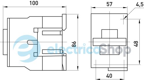 Контактор e.pro.ukc.2.32.230.1NС 32А, 230В, 1NС p009125 E.NEXT