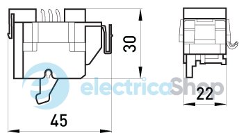 Дополнительный контакт e.industrial.ukm.100.F i0030002 E.NEXT